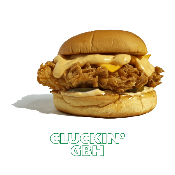 fried chicken breast, pickles, American cheese, potato bun and your choice of sauce... house, louisiana bbq or ranch & hot honey.