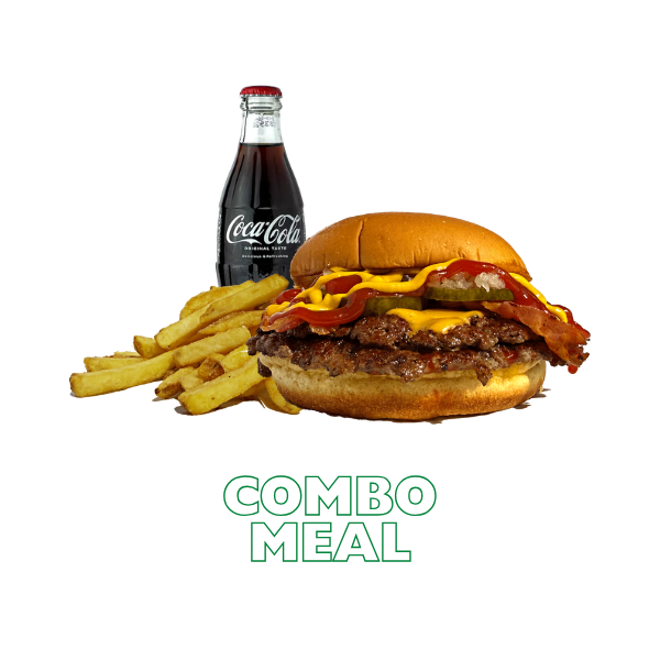 any burger, fries and a drink