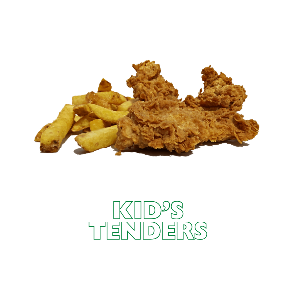 kids fried chicken tenders with fries