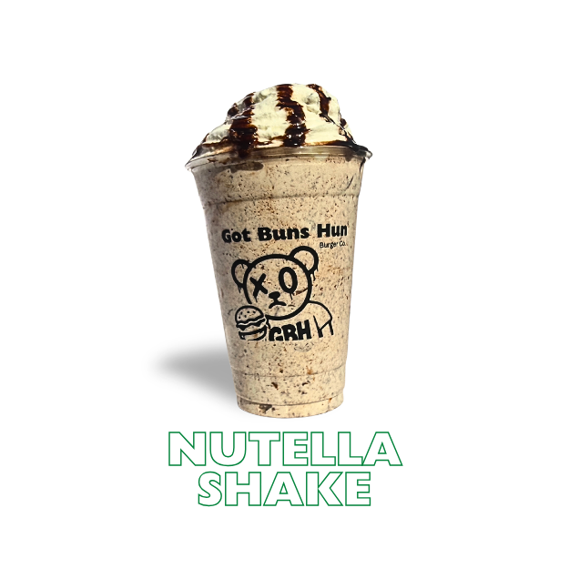 Nutella soft serve ice cream shake