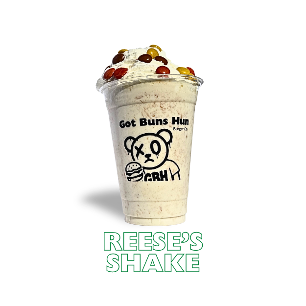 Reese's Pieces soft serve ice cream shake