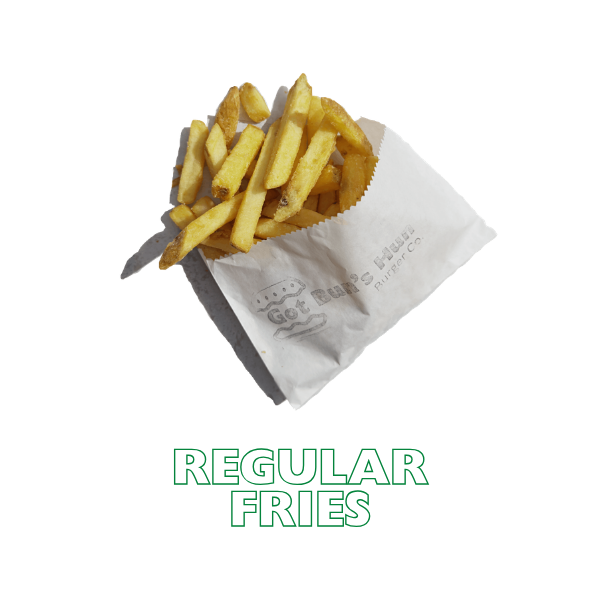 a regular portion of skin on fries